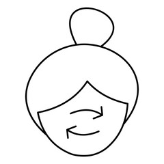 Simple Mindfulness Line Icon – Minimalist Meditation and Wellness Symbols