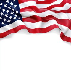 Obraz premium American Flag Waving: A Patriotic Image
