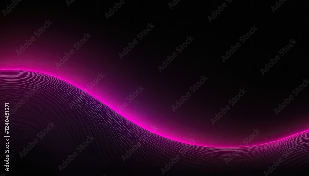 Poster abstract dark background with purple lines generative ai 6