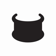 drum percussion music icon vector sign