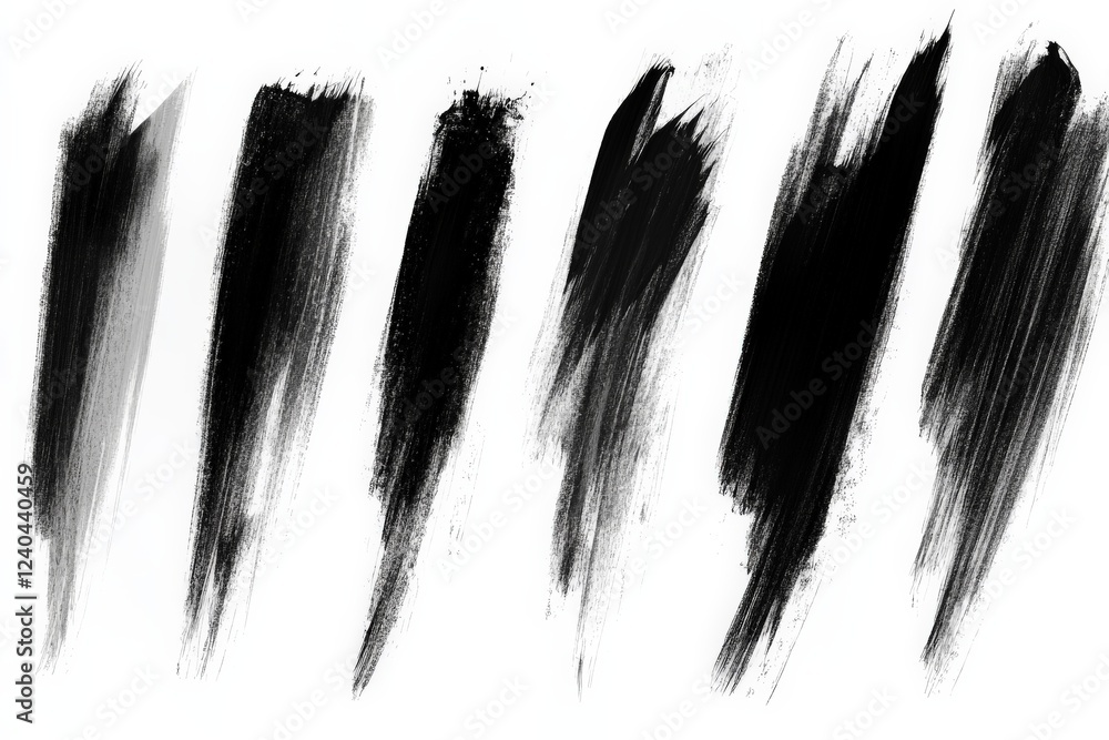 Fototapete paint strokes in various shades create a textured backdrop for artistic applications