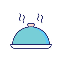 Food Tray vector icon