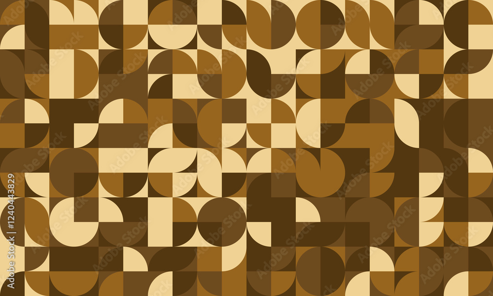Poster seamless geometric pattern featuring clean shapes and mosaic texture. ideal for abstract backgrounds