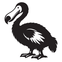Detailed Dodo Bird Silhouette Vector Illustration © Creative Image  