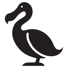 Dodo Bird Silhouette Vector Illustration © Creative Image  