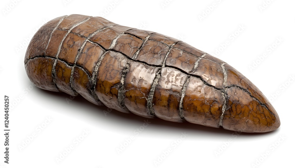 Aufkleber fossilized ancient reptile carapace segment