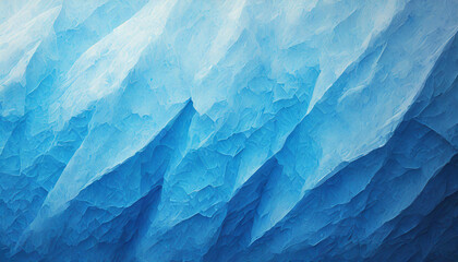 Obraz premium Geometric blue ice texture background 