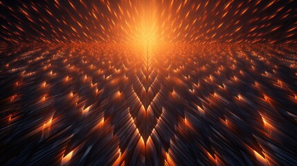 abstract background of red explosions