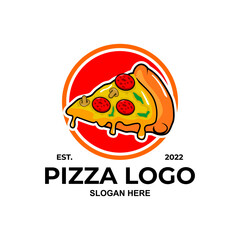 pizza logo vector template