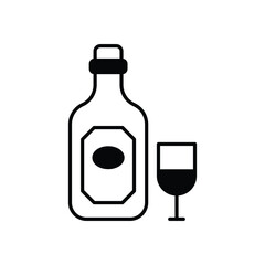 Wine vector icon