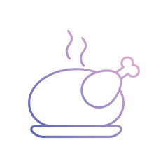 Chicken  vector icon