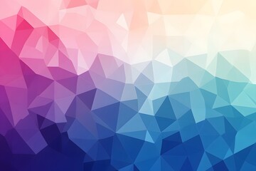 Obraz premium Abstract Geometric Low Poly Background, Colorful Triangles Pattern Design