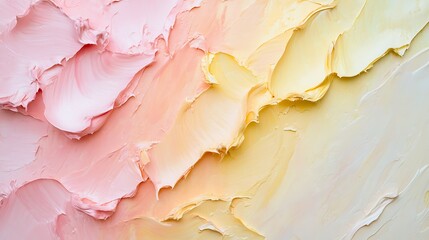Pink yellow cream texture background