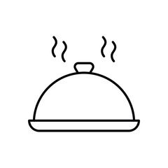 Food Tray vector icon