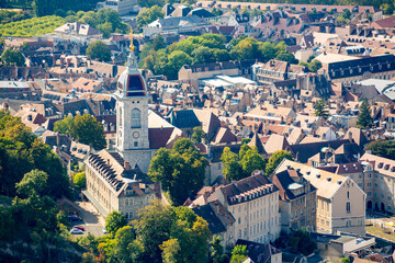 Besancon, France. City view from above