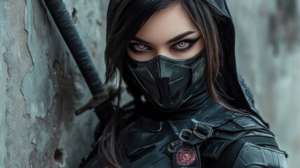 Shadow Ninja: A Mysterious Warrior Woman