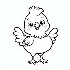 Fototapeta premium An illustration of a bird