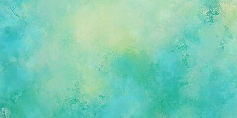 Obraz premium Abstract Teal Green Watercolor Texture