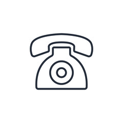 Phone call icon symbol vector sign isolated on white background illustration for graphic and web design