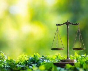 The scales of justice in environmental action.