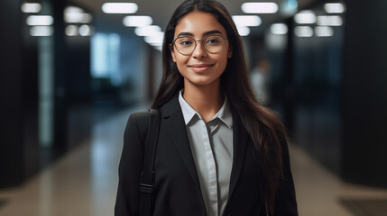 Obraz premium Modern Office Environment with Diverse Professionals