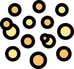 Microscopic view of cells dividing and multiplying, perfect for illustrating biological processes, microbiology, and scientific concepts