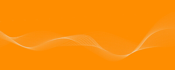 abstract orange wave background