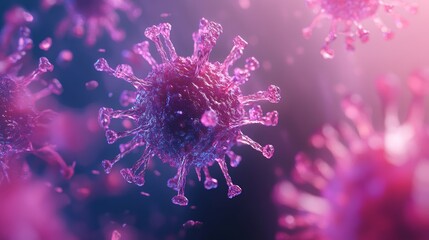 3D MPOX virus diagnosis illustration with blood sample imagery.