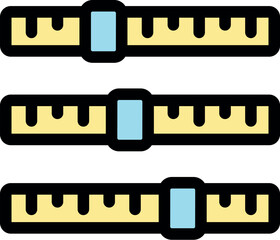 Adjusting parameters with three horizontal sliders, featuring a scale and control button, symbolizes customization and fine tuning