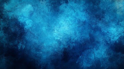 Obraz premium Abstract background featuring a vibrant blue glow effect against a dark backdrop with a grainy texture