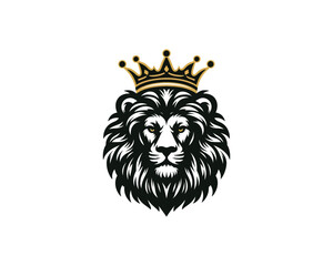 lion head vector