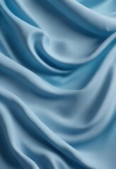 Obraz premium Soft abstract blue fabric waves pattern on a calming background , cool, fabric