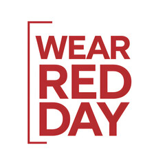 Obraz premium National Wear Read Day Icon Logo Social Square