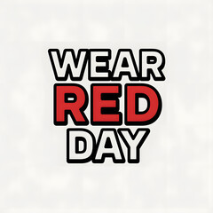 Obraz premium National Wear Read Day Icon Logo Social Square