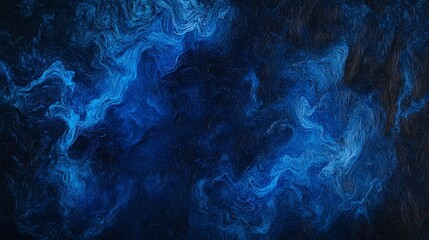 Obraz premium Abstract background featuring a vibrant blue glow effect against a dark backdrop with a grainy texture