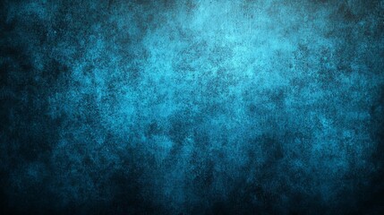 Fototapeta premium Abstract background featuring a vibrant blue glow effect against a dark backdrop with a grainy texture
