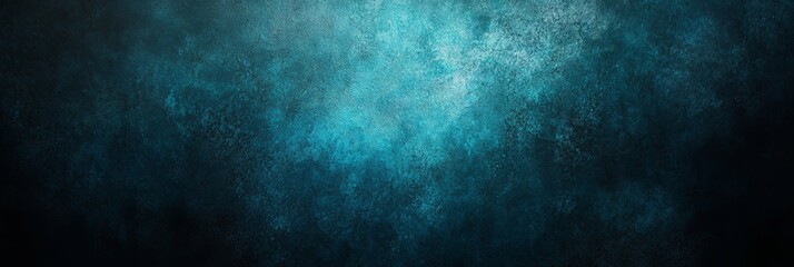 Naklejka premium Abstract background featuring a vibrant blue glow effect against a dark backdrop with a grainy texture