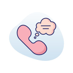 Incoming Call vector icon