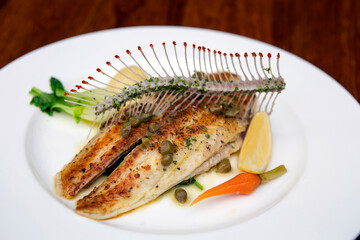 Sole Meuniere Seafood Fish French Food
