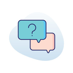 Support Message  vector icon