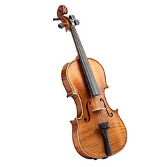Fototapeta premium Classic Wooden Violin with a polished finish