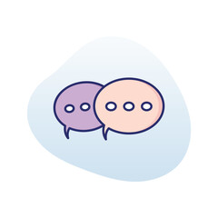 Good Chat vector icon
