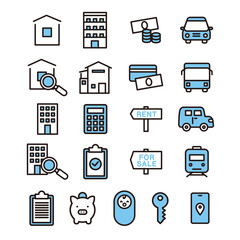 不動産関連アイコンセット