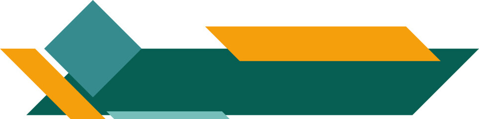 Modern Footer Shape Vector