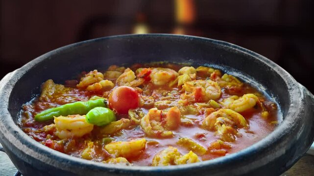 Moqueca, a traditional Brazilian cuisine dish