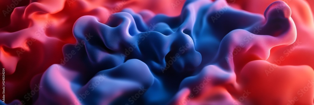 Poster Vibrant Abstract Textured Bold Fluid Forms for Dynamic Visual Branding - Inspiring Creative Content and Digital Marketing Innovation