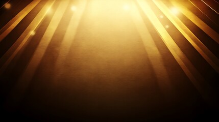 Naklejka premium Stage lights shine down abstract background use product promo