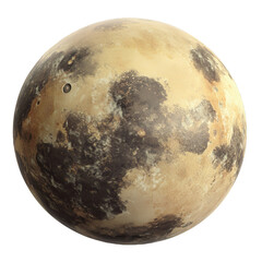 Naklejka premium Icy celestial body, space exploration, background stars