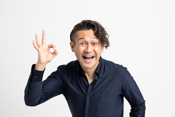 日本人とスペイン人のハーフの男性