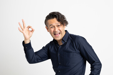 日本人とスペイン人のハーフの男性